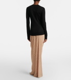 The Row Bandi ribbed-knit maxi skirt