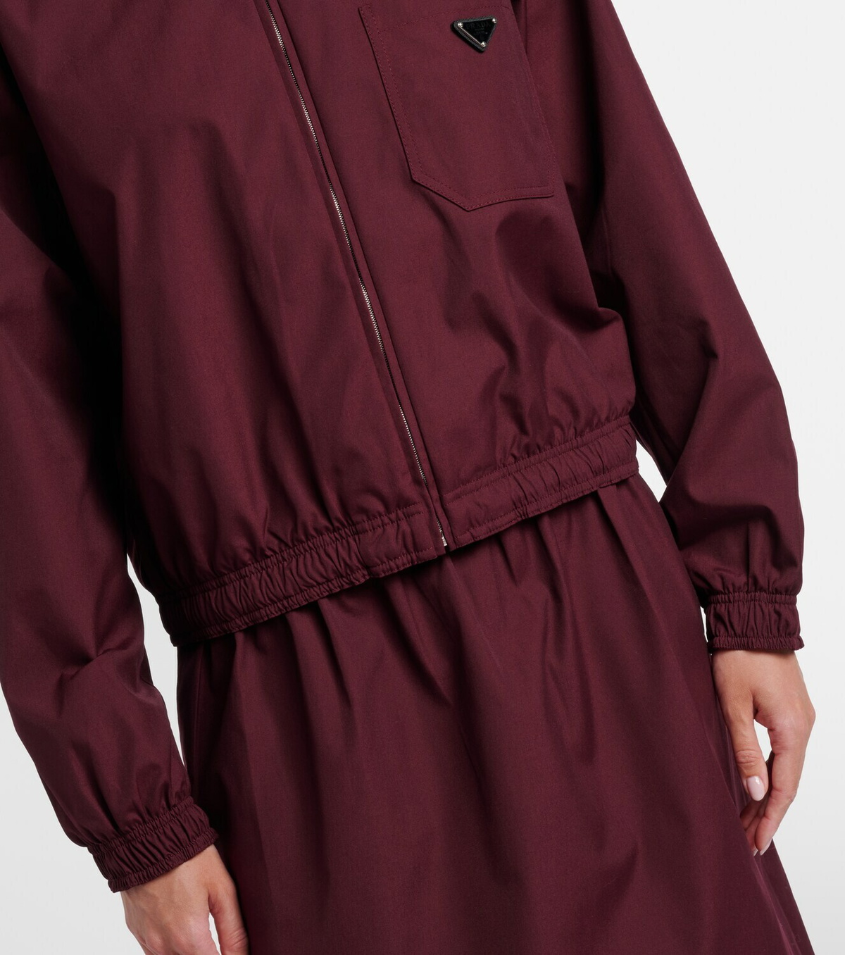 Prada Logo blouson jacket
