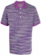 MISSONI - Striped Short Sleeve Polo Shirt