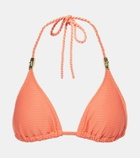 Heidi Klein Tortola triangle bikini top
