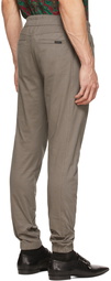 Saint Laurent Taupe Organic Cotton Lounge Pants