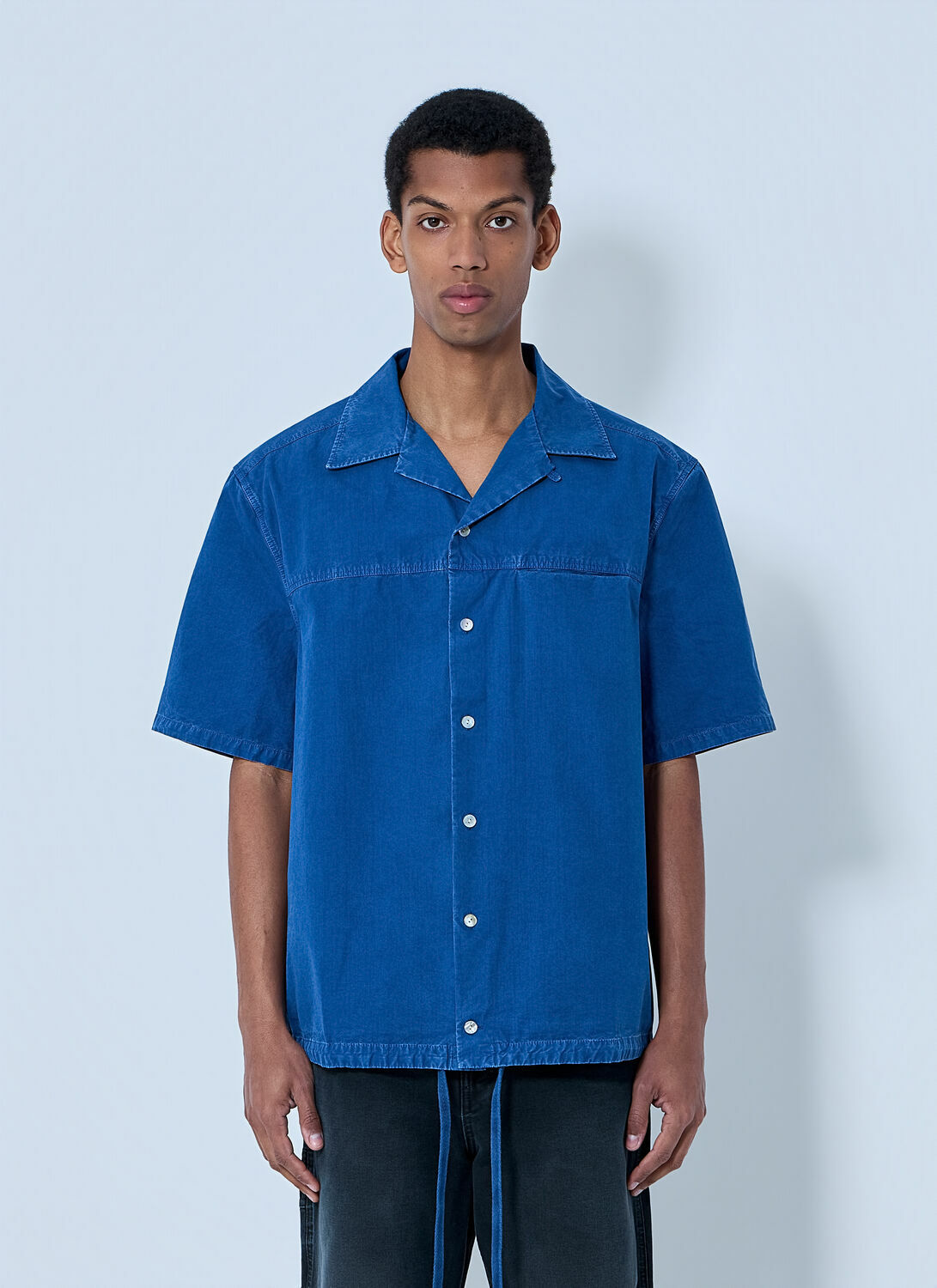 Marni Cotton Poplin Short-Sleeve Shirt