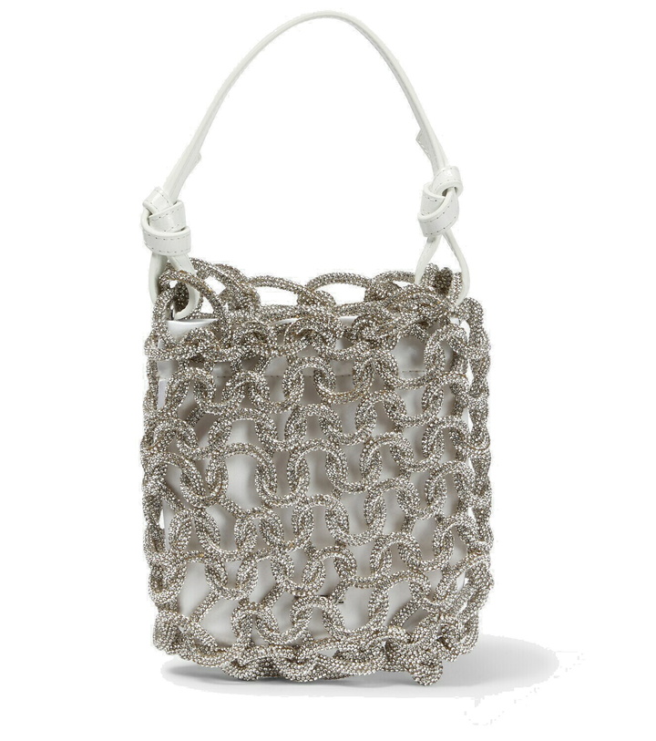 Photo: Staud - Rhinestone-embellished tote bag