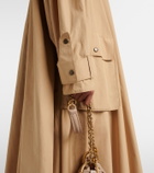 Chloé Scarf-detail cotton coat