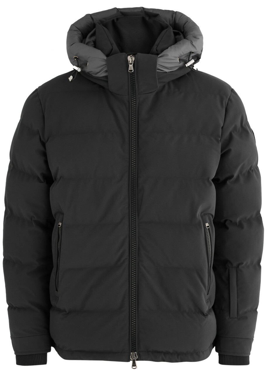 Sandbanks Banks Quilted Shell Jacket Black