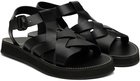 Hereu Black Beltra Sandals