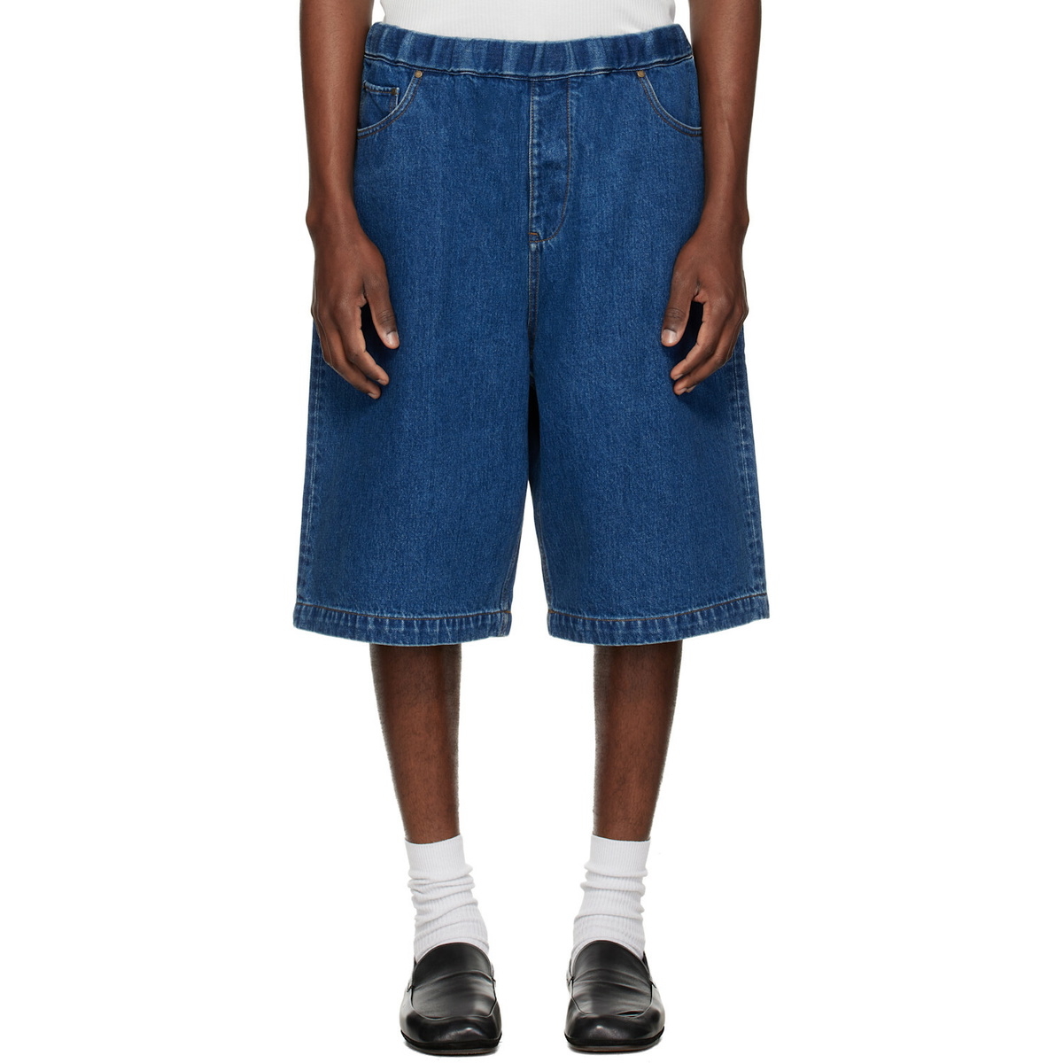 Entire Studios Blue Spar Shorts