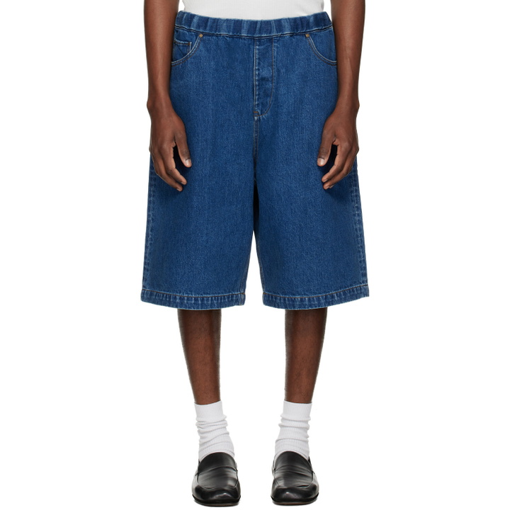 Photo: Entire Studios Blue Spar Shorts