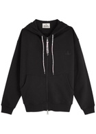 Vivienne Westwood Rugged Hooded Cotton Sweatshirt Black