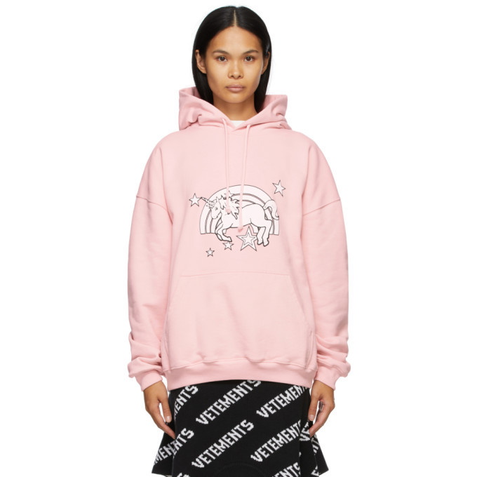 Photo: VETEMENTS Pink Magic Unicorn Hoodie