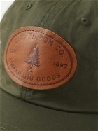 Filson - Leather-Trimmed Cotton-Canvas Baseball Cap