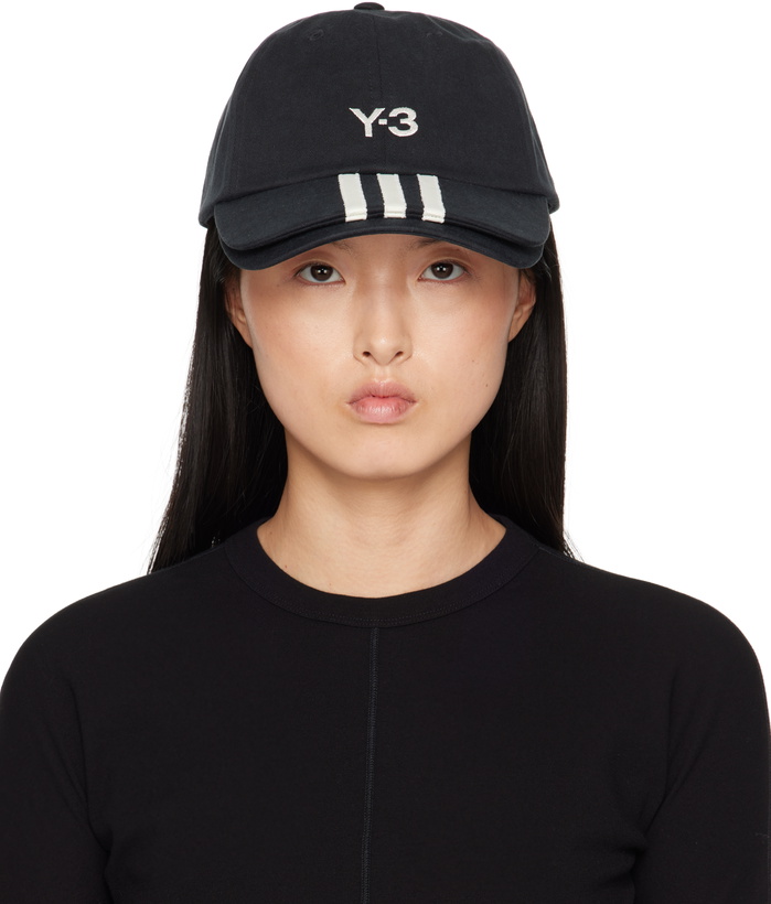 Photo: Y-3 Black 3-Stripes Cap