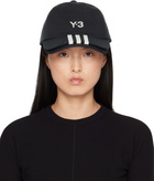 Y-3 Black 3-Stripes Cap