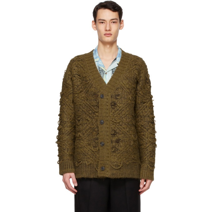 Photo: Andersson Bell Brown Heavy Oversized Jacquard Cardigan