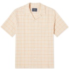 Portuguese Flannel Men's Plaid Crepe Vacation Shirt in Multi