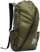 and wander Khaki Sil Daypack Backpack