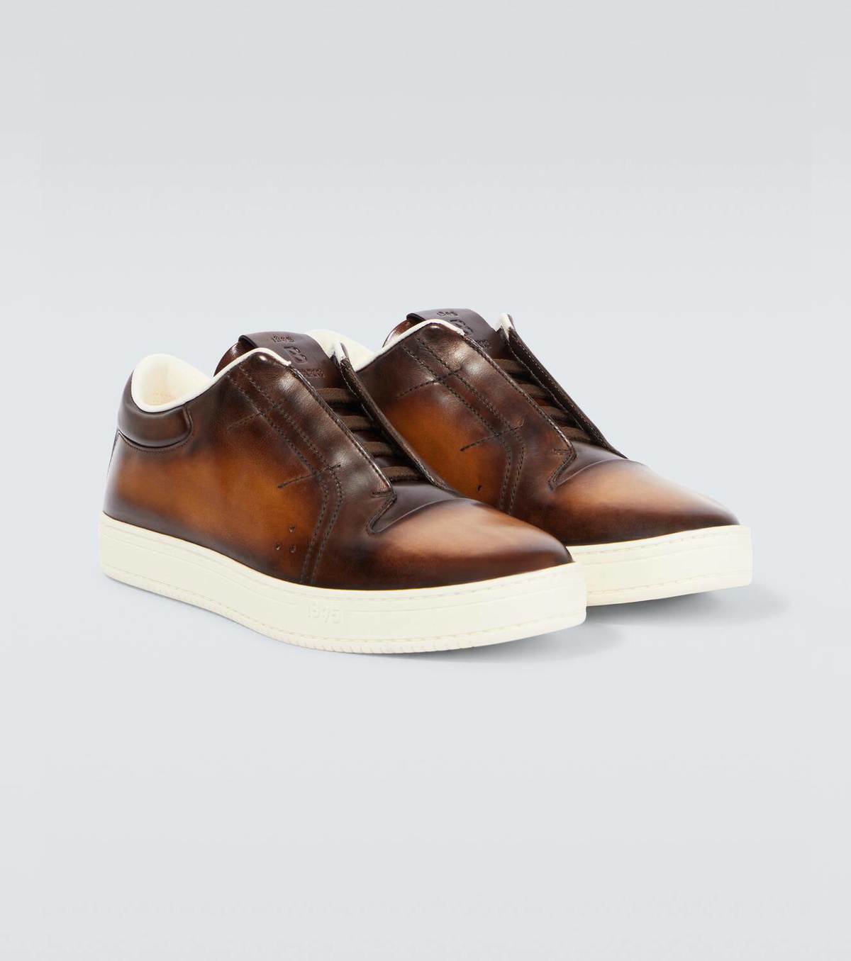 Berluti Playtime leather slip-on shoes Berluti