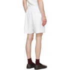 Casablanca White Towelling Shorts