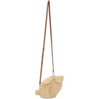 Loewe Beige Mini Raffia Bunny Bag