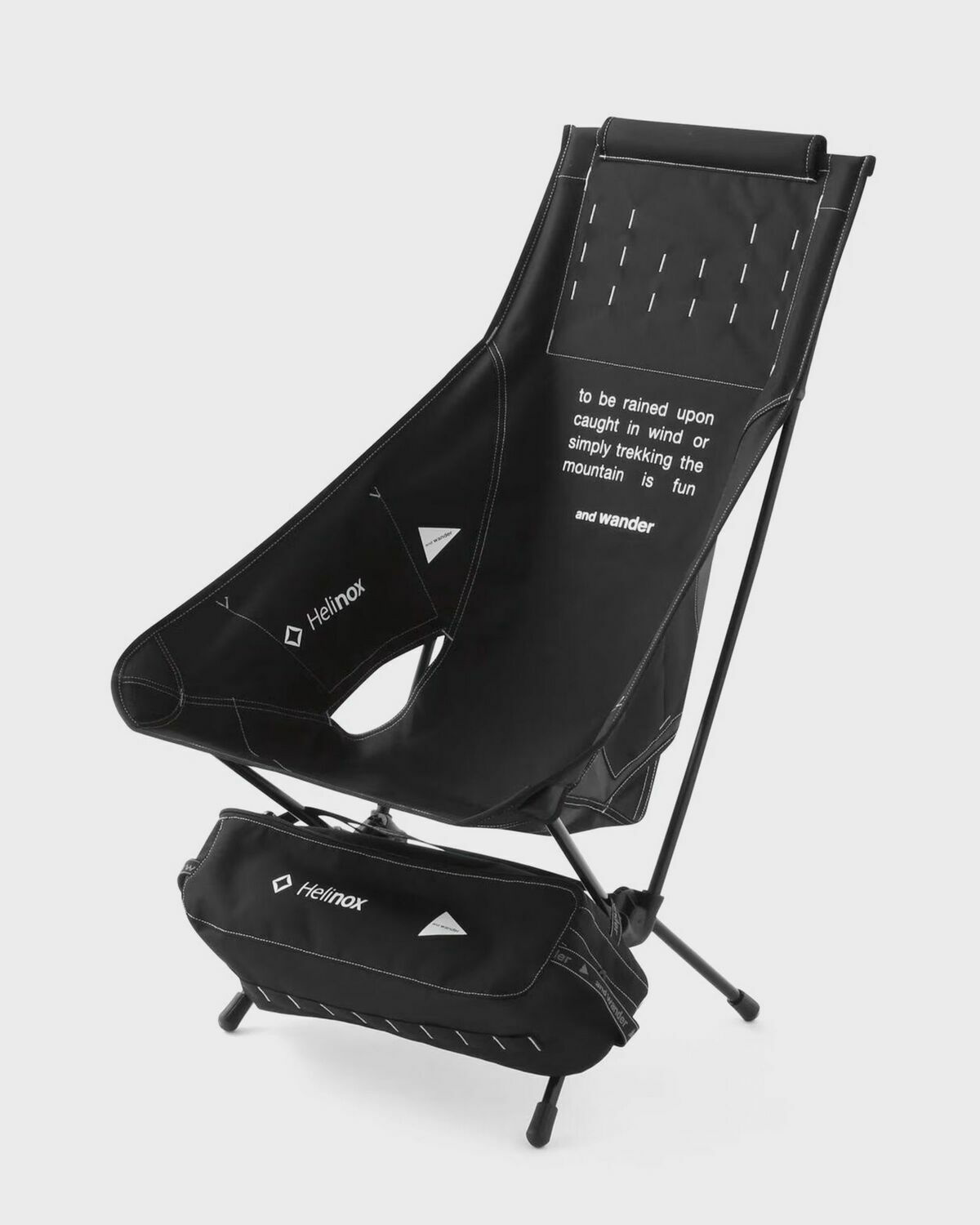 And Wander Helinox × And Wander Folding Chair Two Black