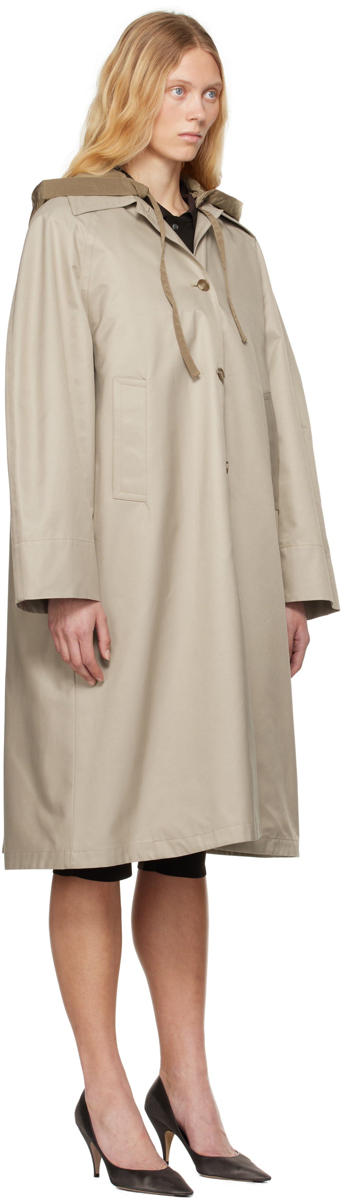 Birrot Khaki Holiday Trench Coat