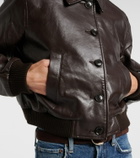 Citizens of Humanity Lola leather bomber jacket