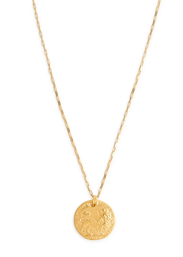 Photo: Alighieri Leone Medium 24kt Gold-plated Necklace - One Size