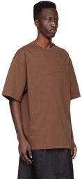 We11done Brown Cotton T-Shirt