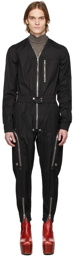 Rick Owens Black Bauhaus Larry Flightsuit