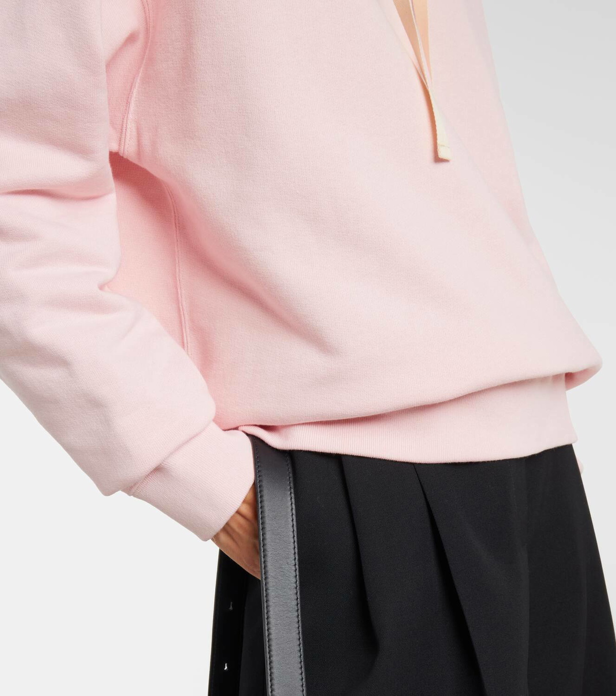 Jil Sander Cotton jersey hoodie