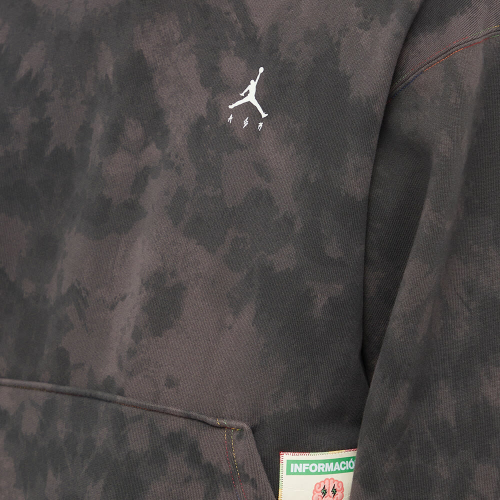 Air Jordan Men's X J Balvin Fleece Hoodie 'Flat Pewter' Sweaters