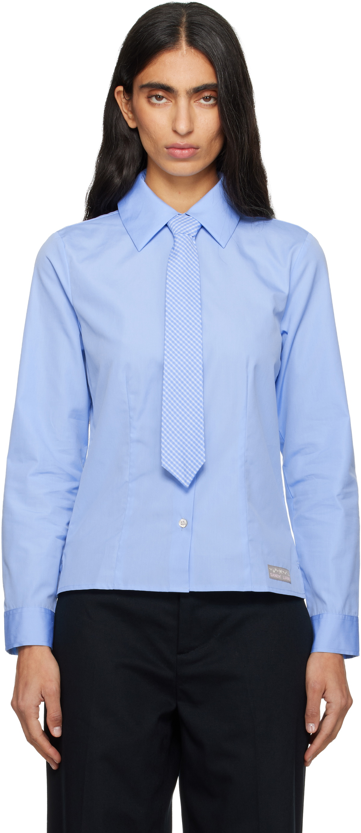 Sandy Liang Blue Levi Shirt