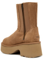 Ugg Classic Twin Seam Suede Platform Ankle Boots Tan