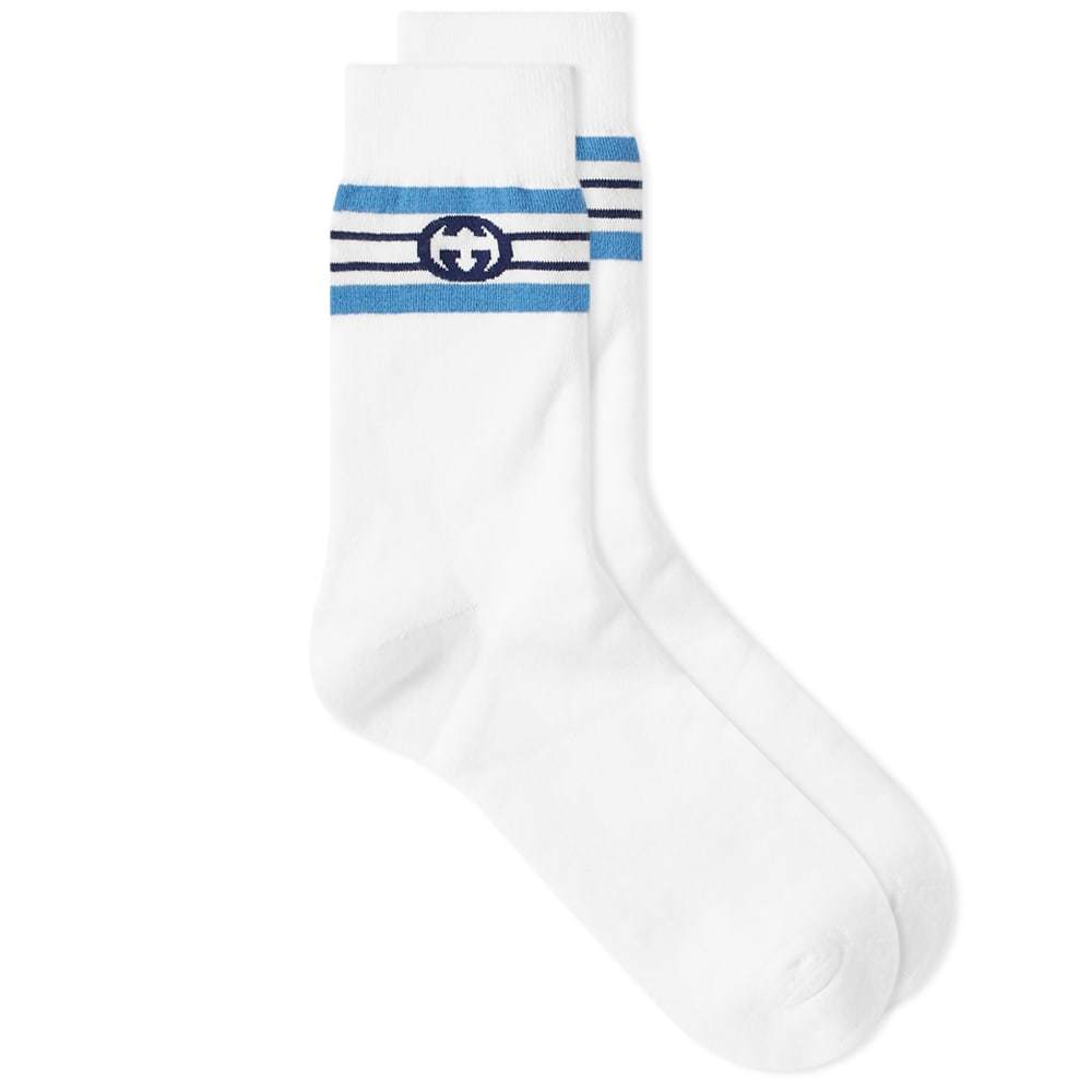 Gucci Stripe Sports Sock Gucci