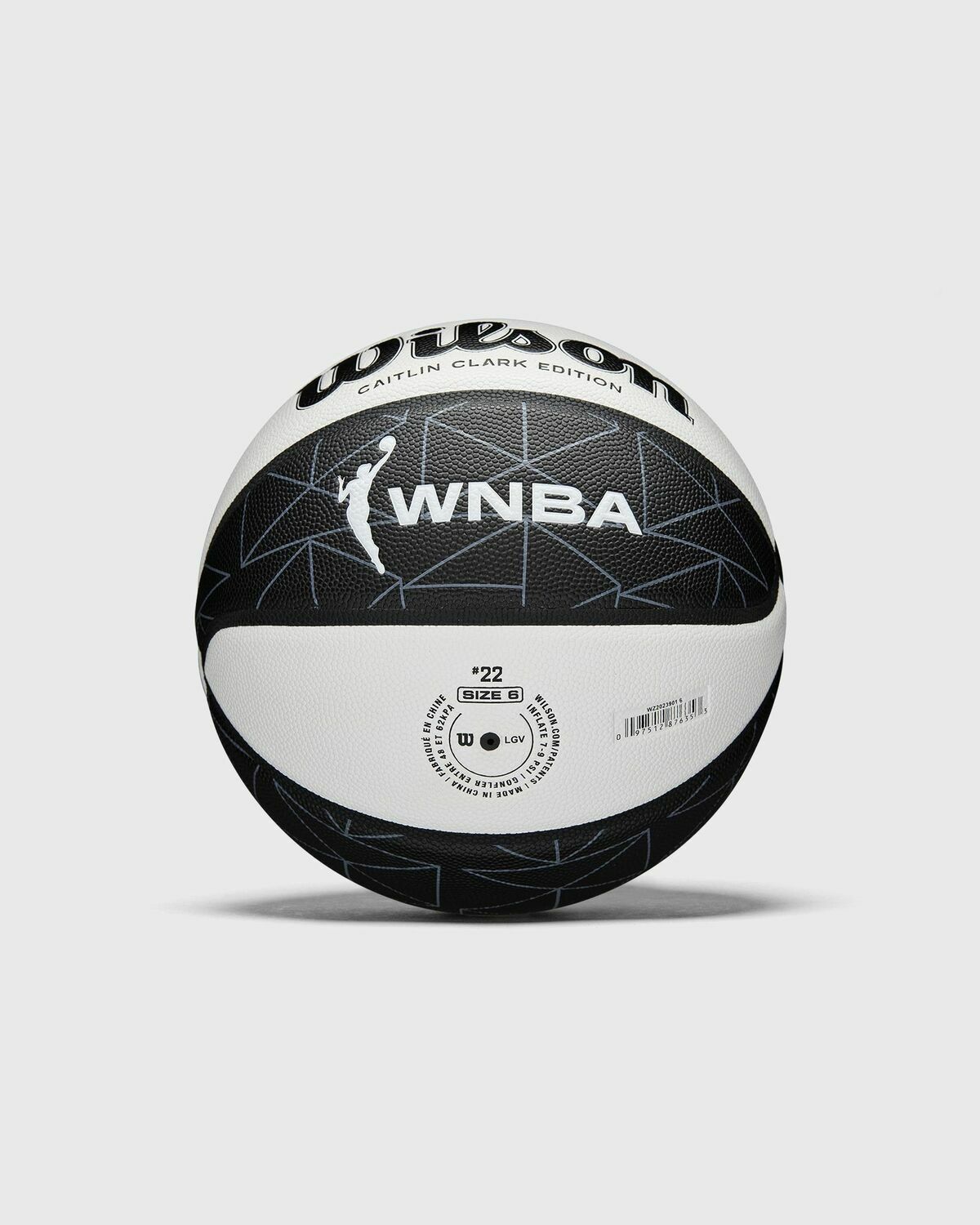WILSON CC X WNBA ASCENT BASKETBALL SIZE 6 black/white Mens Sports Equipment