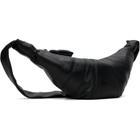 LEMAIRE Black Small Croissant Leather Bag