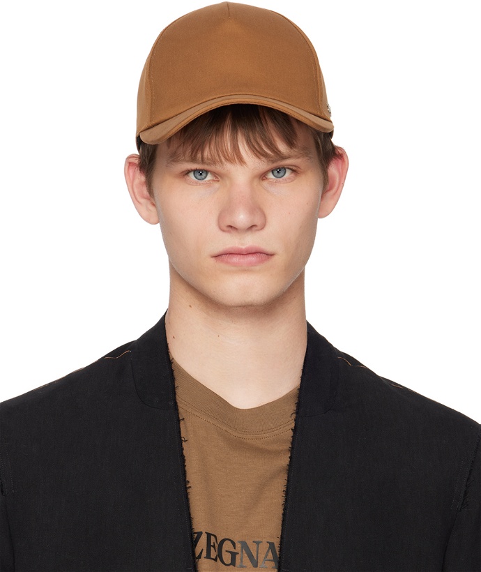 Photo: ZEGNA Brown Soft Touch Cap