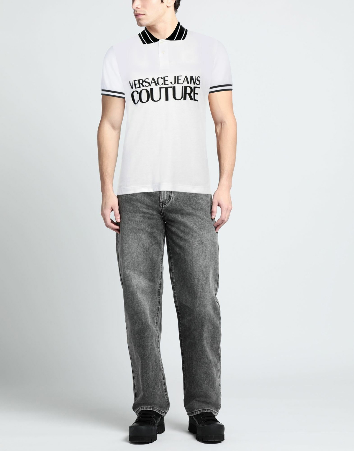 Versace Jeans Couture Mens Polo shirt in White