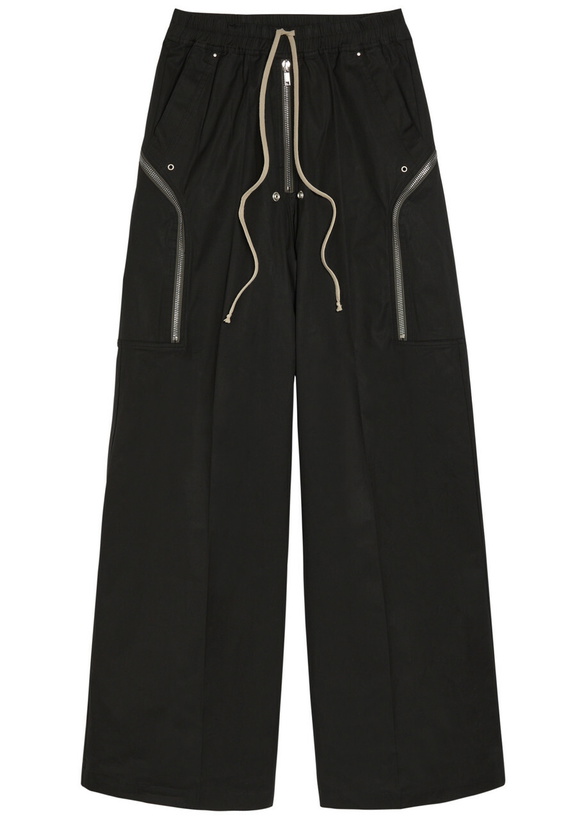 Photo: Rick Owens Heizer Belas Cotton-poplin Trousers Black