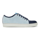 Lanvin Blue Suede DBB1 Sneakers