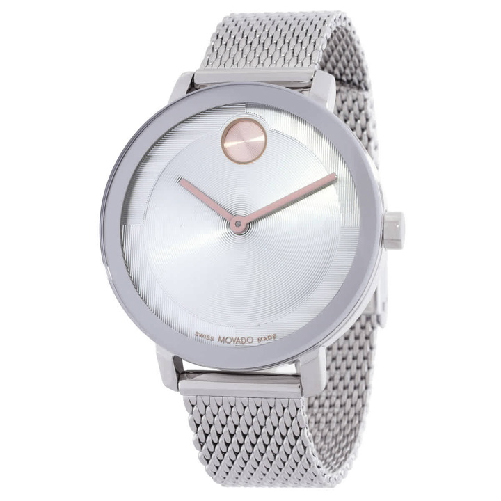 Photo: Movado Bold Evolution 2.0 Quartz Silver Dial Ladies Watch 3601085