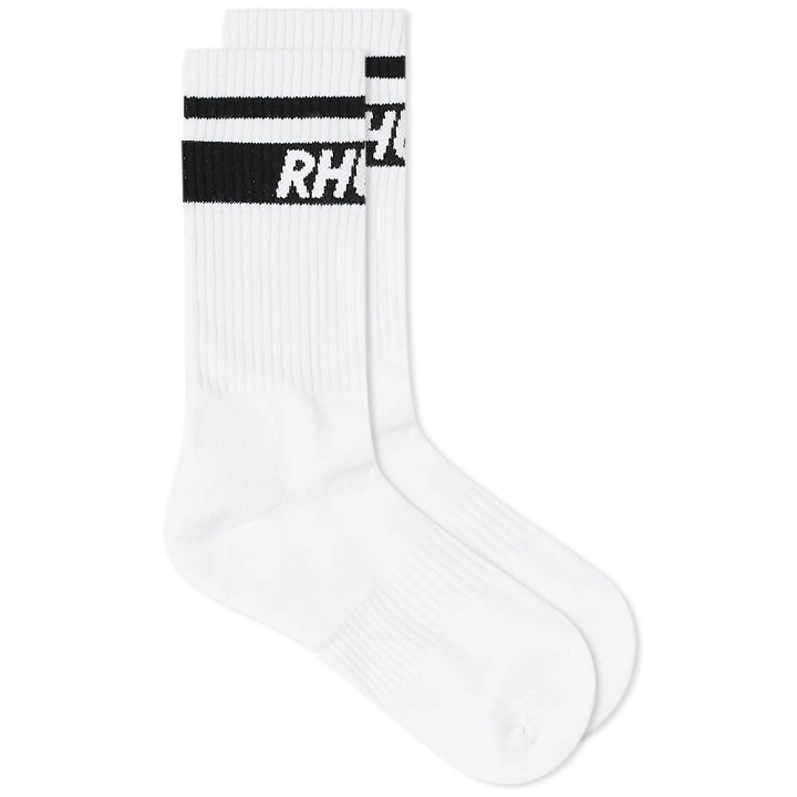 Photo: Rhude Two Stripe Logo Sock