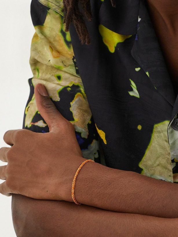 Photo: Carolina Bucci - Lucky Happiness Gold and Silk Bracelet