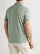 Brunello Cucinelli - Cotton-Jersey Polo Shirt - Green