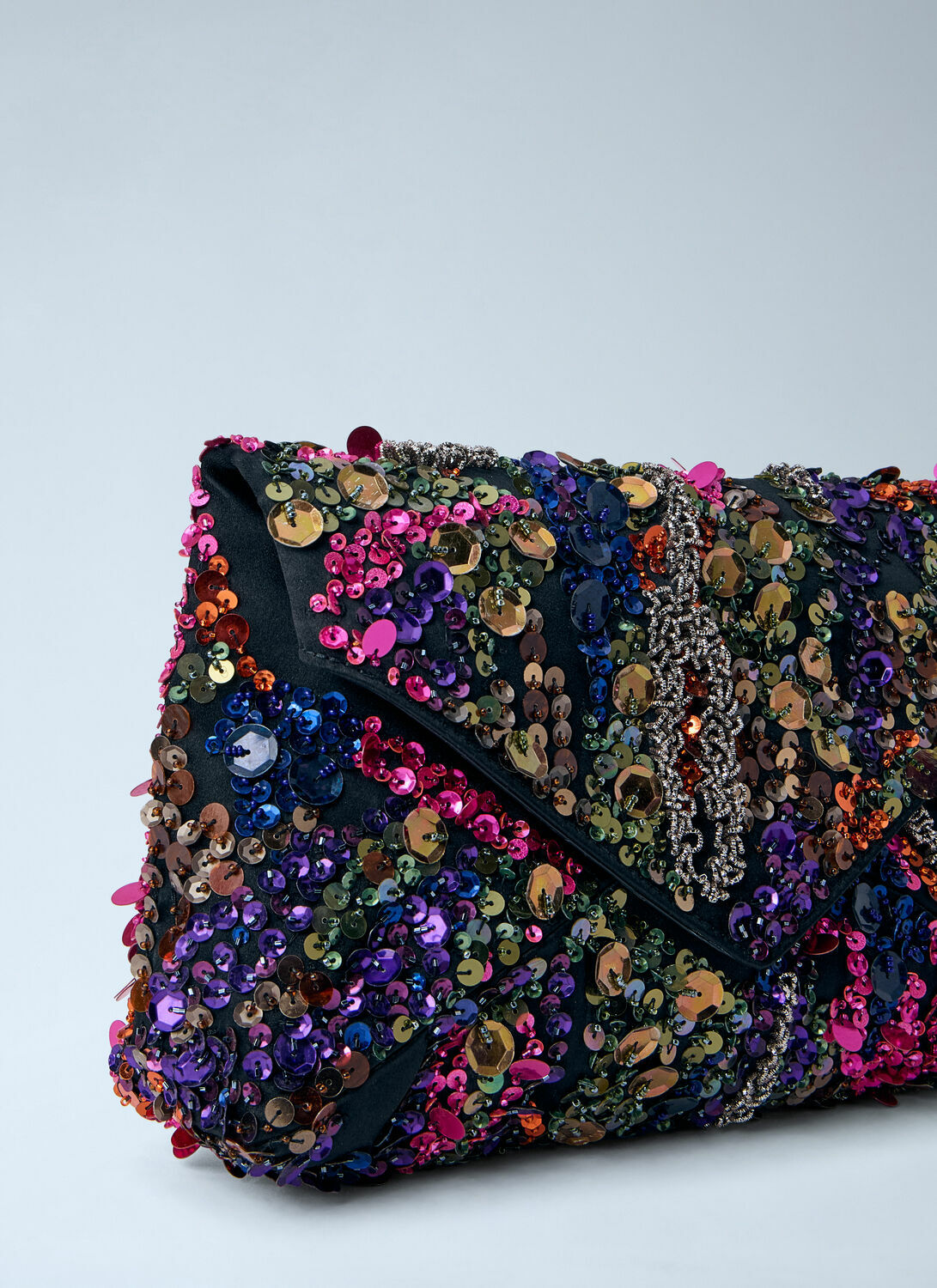 Dries Van Noten Sequin-Embellished Clutch Bag