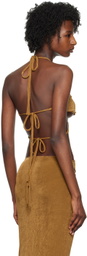 TYRELL SSENSE Exclusive Brown Tank Top