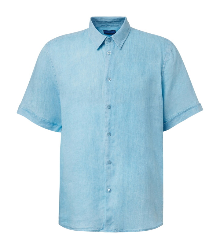Photo: Vilebrequin Courbis linen bowling shirt