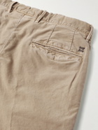 Incotex - Slim-Fit Cotton-Blend Twill Trousers - Neutrals