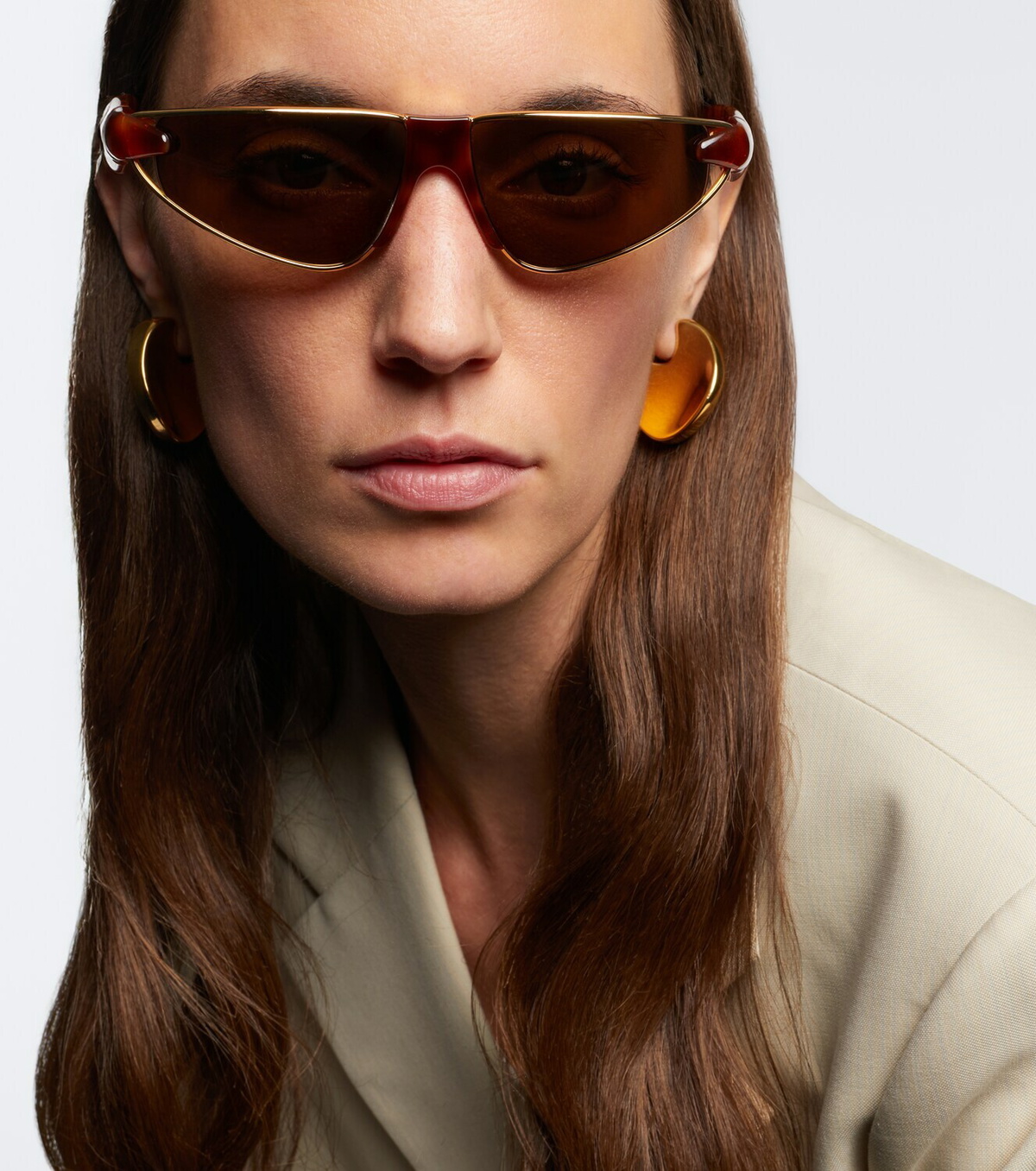 Bottega Veneta Prisma cat-eye sunglasses