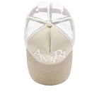 AMIRI Men's Staggered Logo Trucker Hat in Marshmellow